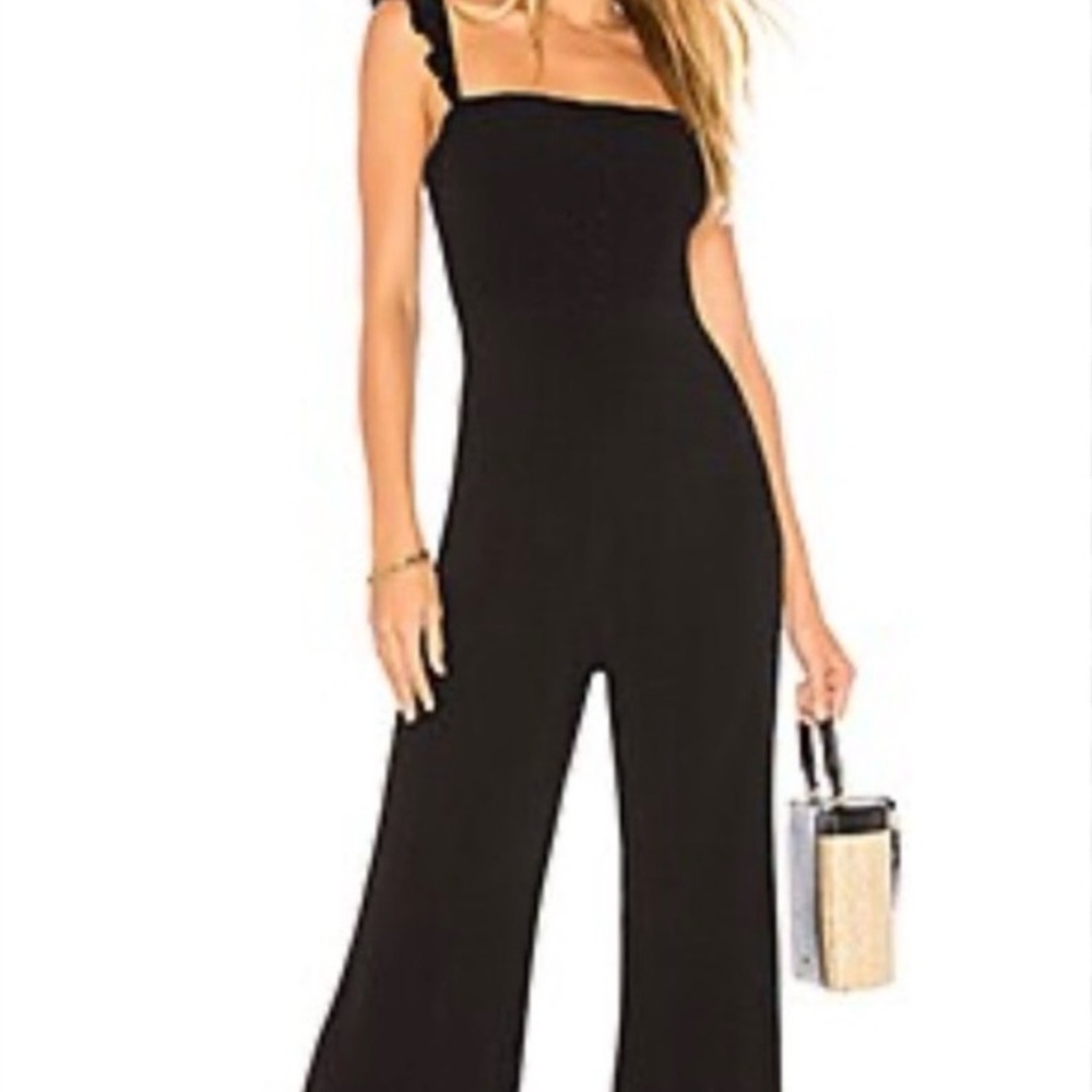 Flynn Skye Black Bardot Jumpsuit